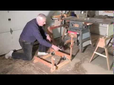Retractable Casters for Power Tools - YouTube