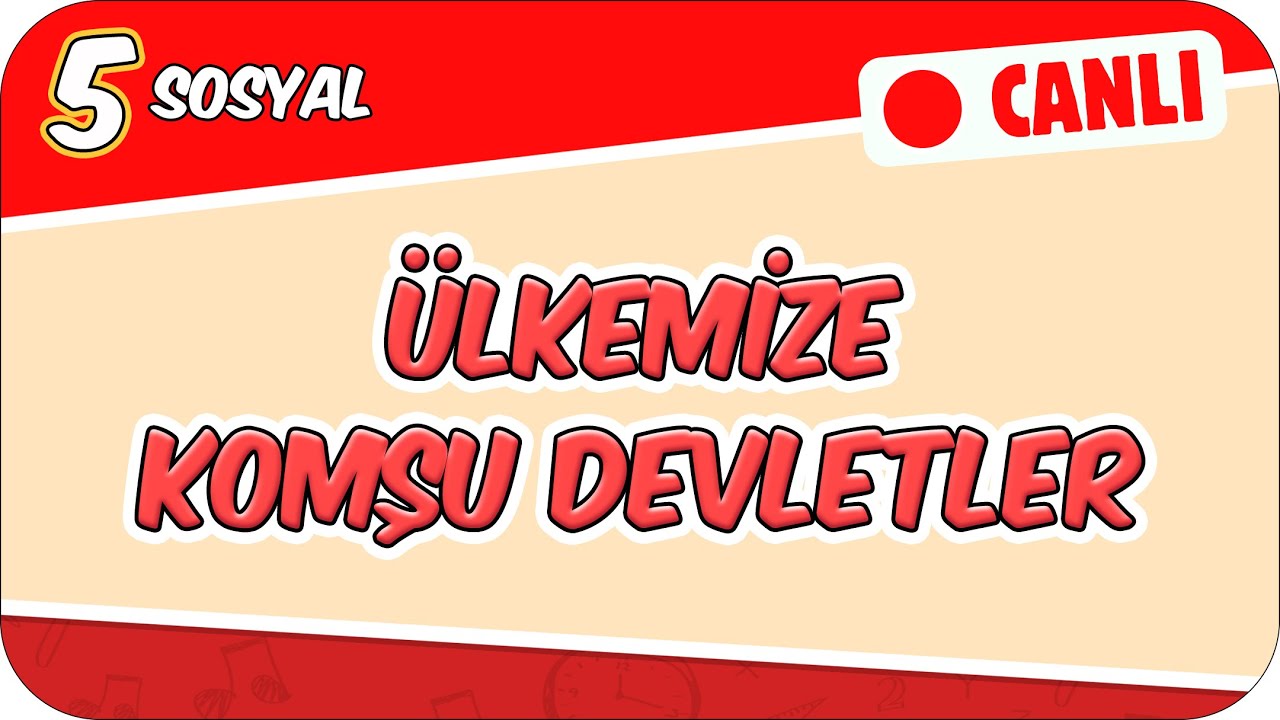 Ülkemize Komşu Devletler 📕 5SOS6 #2026