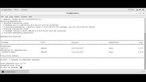 How to Install g++ in CentOS 7