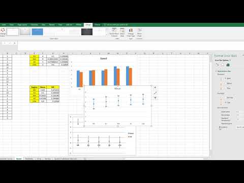 Adding Confidence Intervals to Scatter Plot of Means in Excel 2016