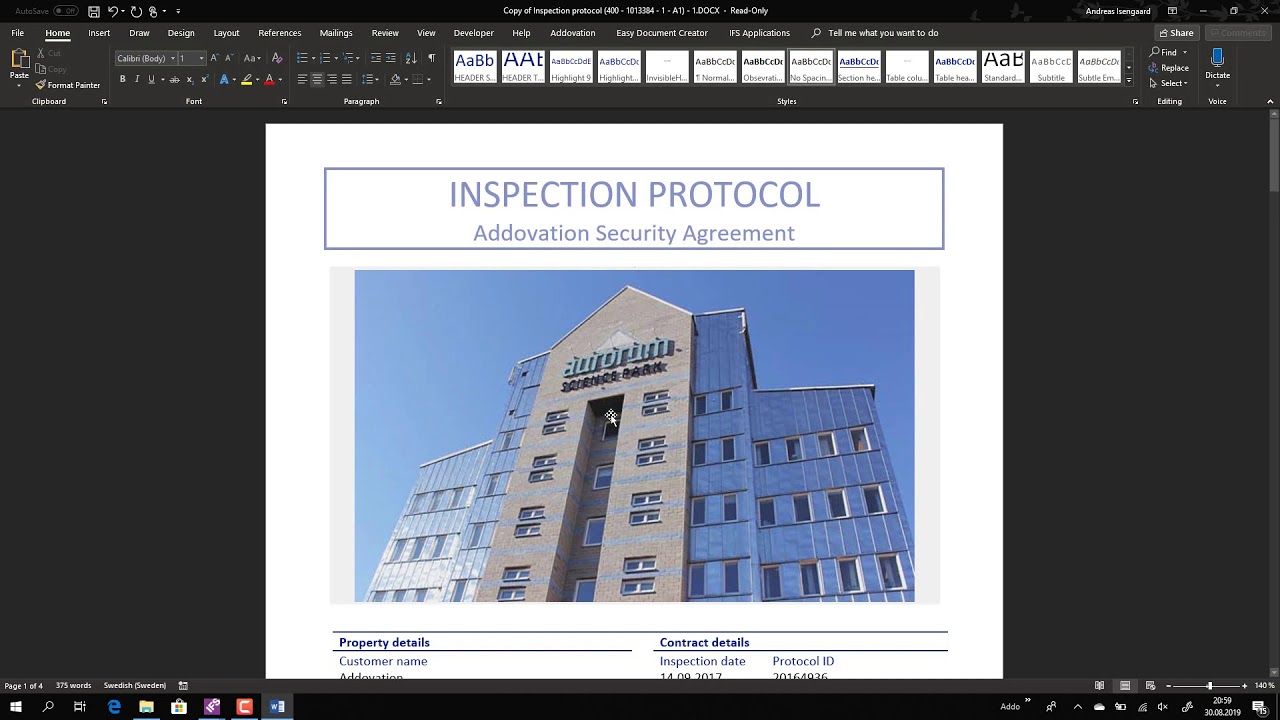 Automatic Document Creation in IFS Applications - YouTube
