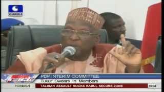 Tukur Swears In Interim PDP Exco