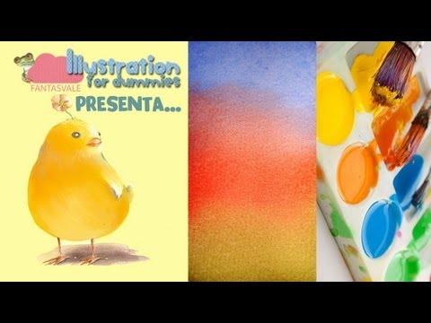 Corso di Acquerello BASE: tutorial come sfumare i colori - LEZIONE 01