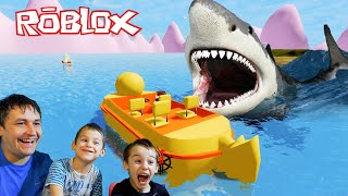Roblox НАПАДЕНИЕ АКУЛЫ Shark bite