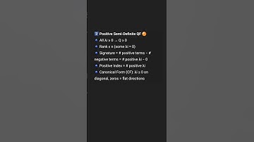Quadratic Forms: Nature, Rank, Signature, Index & Canonical Form (CF)