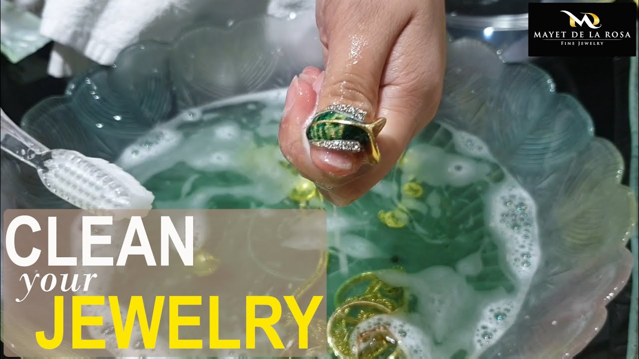 How to Clean Jewelry at Home Simplest and Easiest way YouTube