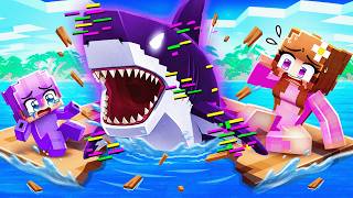 I Pretended to be a GLITCH MEGALODON on One RAFT!
