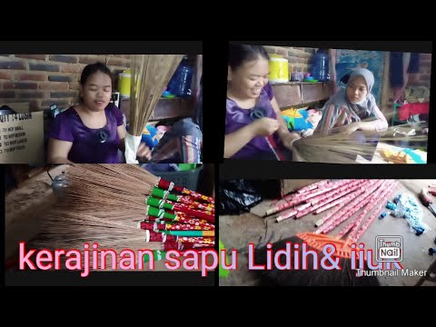  kerajinan  sapu  lidi  sapu  ijuk desa cipinang kota 