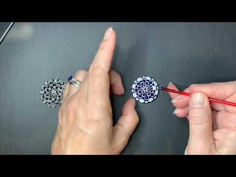 Dotting tools for mandala dot painting - overview - by Happy Dotting Company.  Ideal for all dot art 