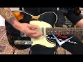 Fender custom shop 1960 telecaster heavy relic  aged black over chocolate 3 color  sunburst