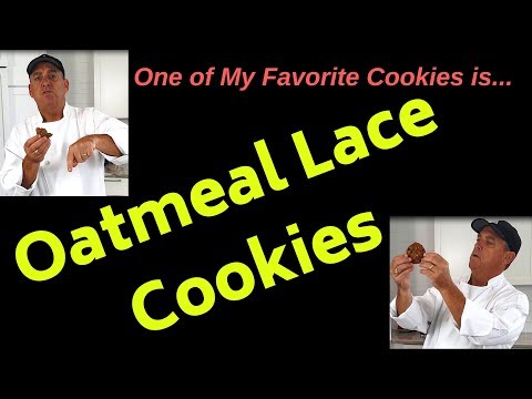 Oatmeal Lace Cookies