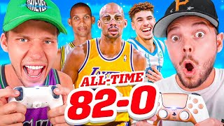 Make an ALL-TIME 82-0 NBA Team, Win The Prize!