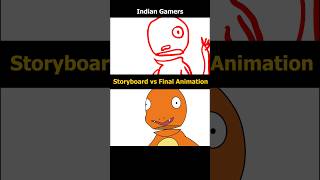 Storyboard vs Final Animation : Nintindo Games. Shot 1 #cartoon #animation #pokemon #funny