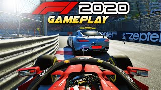 F1 2020 Gameplay! Race at MONACO with Charles Leclerc! Mega Overtakes & A Safety Car!