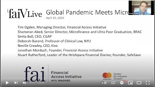 Microfinance and COVID-19