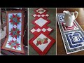 🌺Lovely and beautiful quilted patchwork table runner by pop up fashion 💥