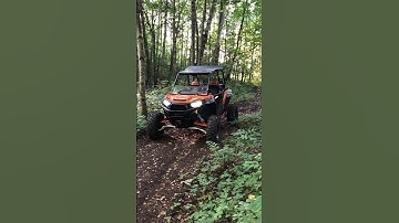 An illegal Quad and Motocross Track: Explore Forest with RZR Turbo!