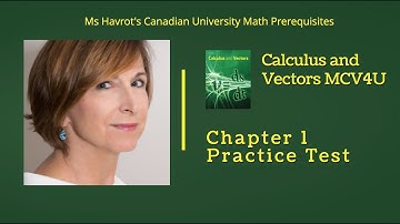Calculus Chapter 1 Practice Test
