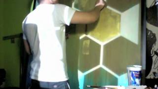 Hexagonal painting (dNA)
