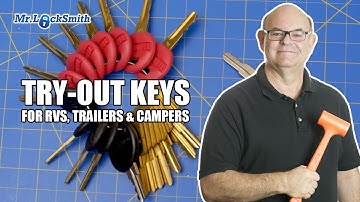How to make a key with "Try out Keys" for RVs, Trailers & Campers | Mr. Locksmith™ Video