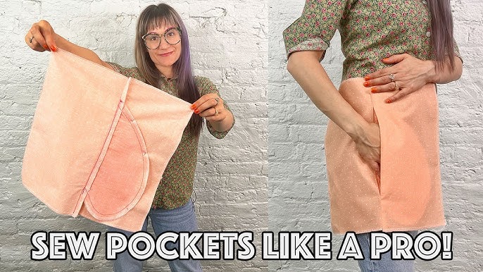 How to Sew Inseam Pockets  Easiest Way to Sew Pockets 