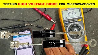 {813} How To Test CL01-12 Diode for Microwave Oven