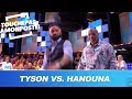 Cyril hanouna estil plus fort que mike tyson au punchingball 