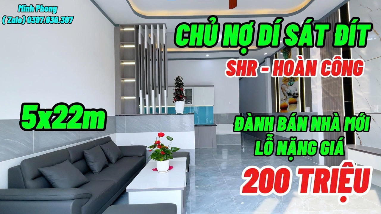 Nhà mới đón tết giá cực rẻ, giảm lỗ giá 300 triệu có nhà cấp 4 2 phòng ngủ sân trước sau, sổ riêng
