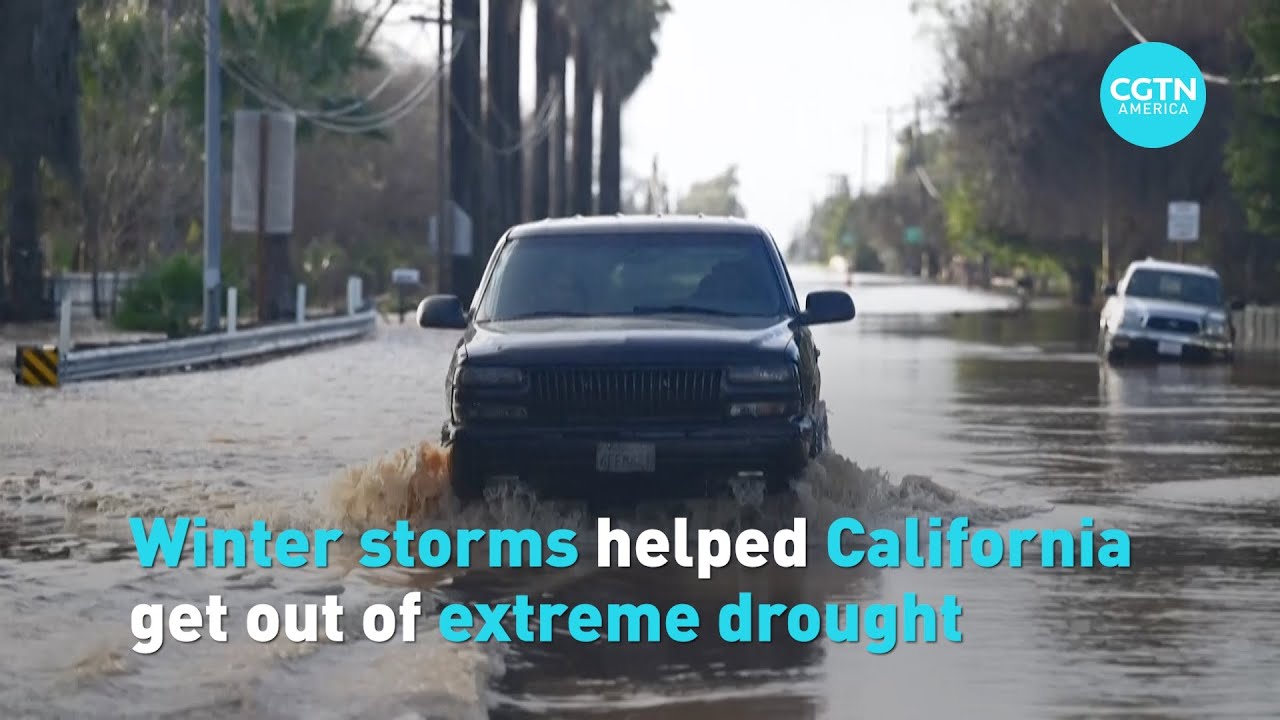 Winter storms helped California get out of extreme drought