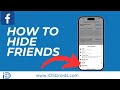 How to Hide Friends on Facebook?