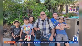 Father hospitalized after wrong-way driver crashes into him on 405 Freeway