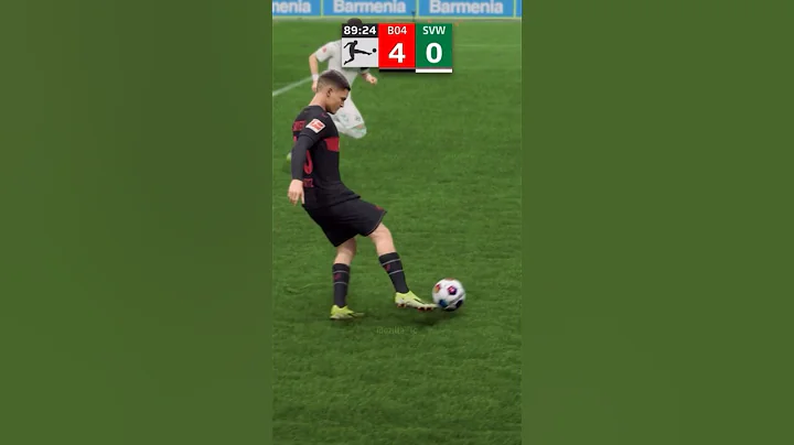 Wirtz Hat-trick 🤝🏽 Bayer Leverkusen Bundesliga Champions 🏆 #eafc #eafc24 #fc24 #football #shorts