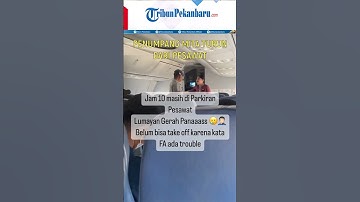 Viral, Penumpang Ngamuk Minta Turun dari Pesawat Terbang