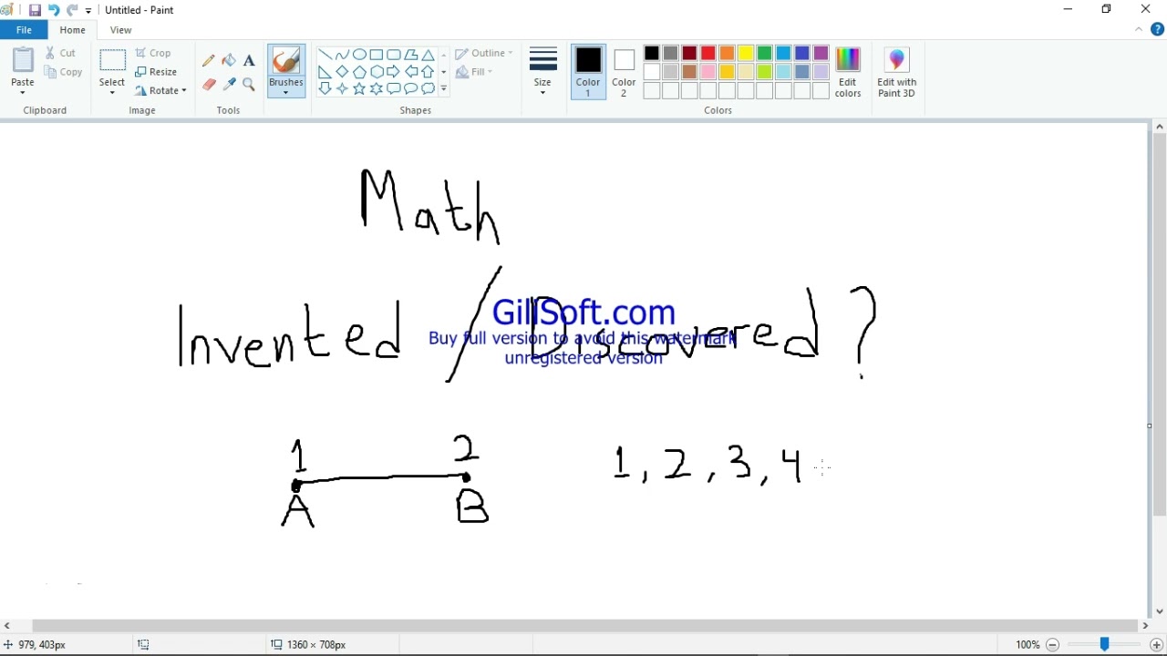 My Answer to Math Invented/Discovered debate (also sorry for the watermark I have't paid it off)