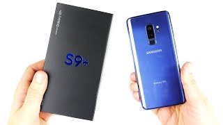 Samsung Galaxy S9 Plus Unboxing (Coral Blue)