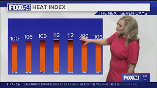 Dangerous Heat Expected - Weather Forecast Saturday, August 19, 2023