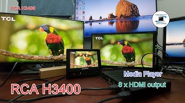 RCA H3400 : Media Player , 8 x HDMI output & Simple test with Dell, Liliput, Bon Monitors.
