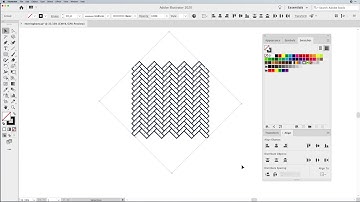 Create a Herringbone Pattern in Illustrator