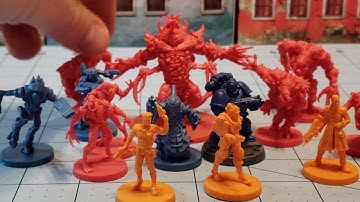 CMON: Zombicide Invader Dark Side Extras unboxed!