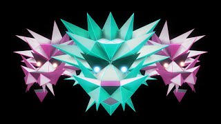Low Poly Lion VJ Clips
