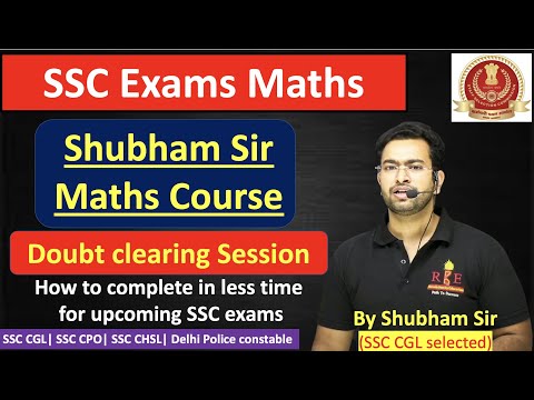 How to use Shubham Sir maths course for different SSC exams | Important videos and pdfs chapter-wise