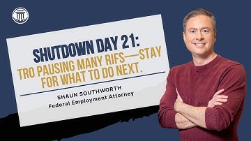10.21 Feds: Shutdown Day 21 Update