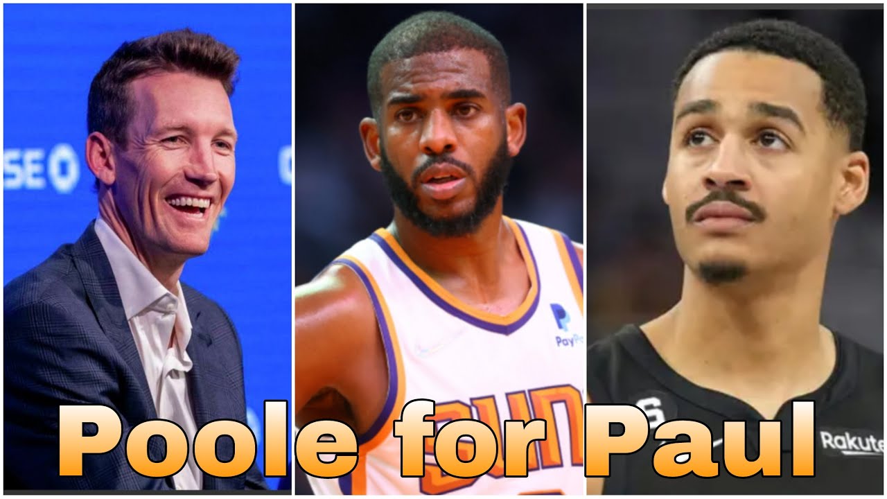 The Warriors Trade Jordan Poole for Chris Paul - YouTube