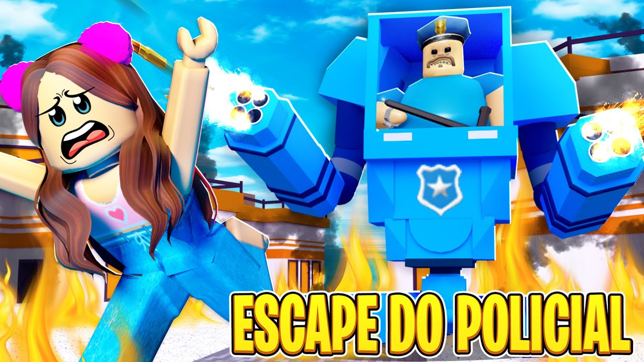 Escapamos do Policial Maluco - BARRY'S PRISON RUN! - Hard Mode! 