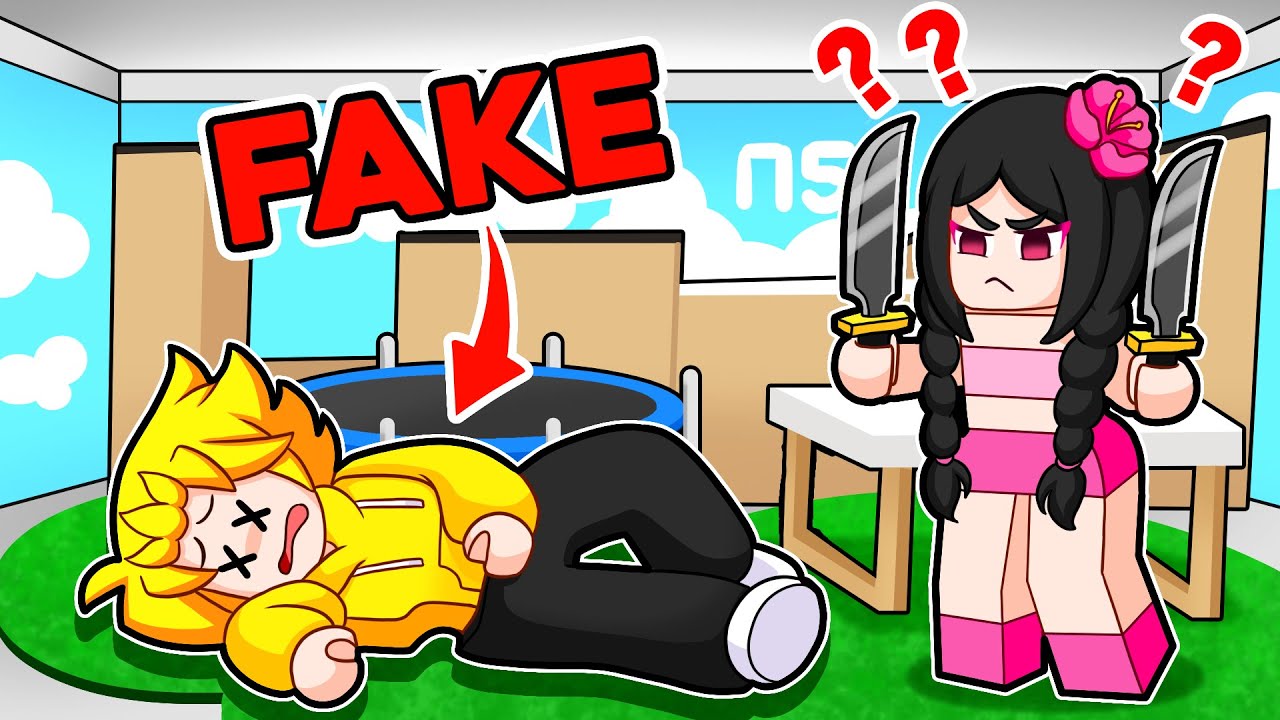 Using Dead Body Glitch to Prank My Girlfriend in Murder Mystery 2 ...