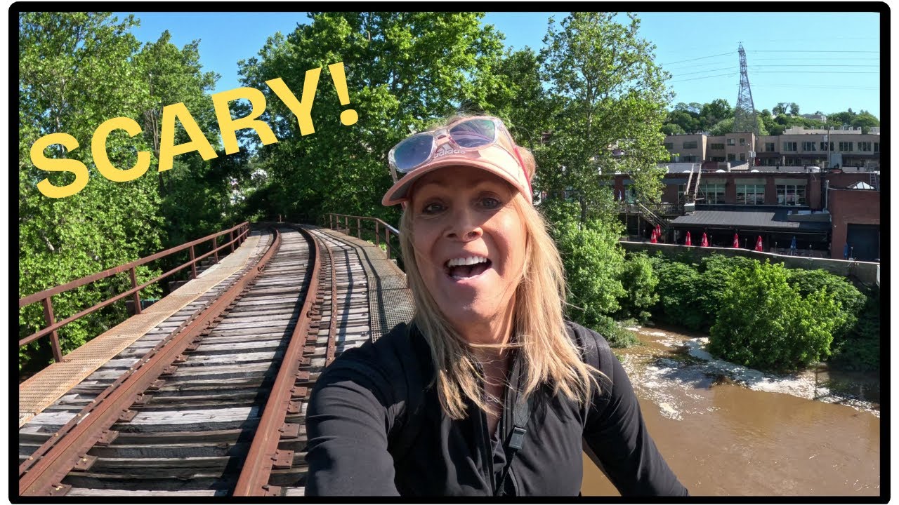 Abandoned Railroad & Manayunk Canal | Hidden History & Scary Trestle Crossing!