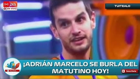 Adrián Marcelo se burla del programa HOY de Andrea Legarreta y piden no invitarlo