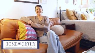 NYC APARTMENT TOUR | Inside a Cozy 350 Sq Ft Chelsea Studio | Renter Friendly Storage Tricks