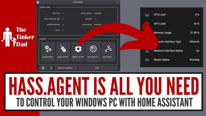 HASS.Agent: Windows client to receive notifications, use commands, sensors,  quick actions and more! - Share your Projects! - Home Assistant Community