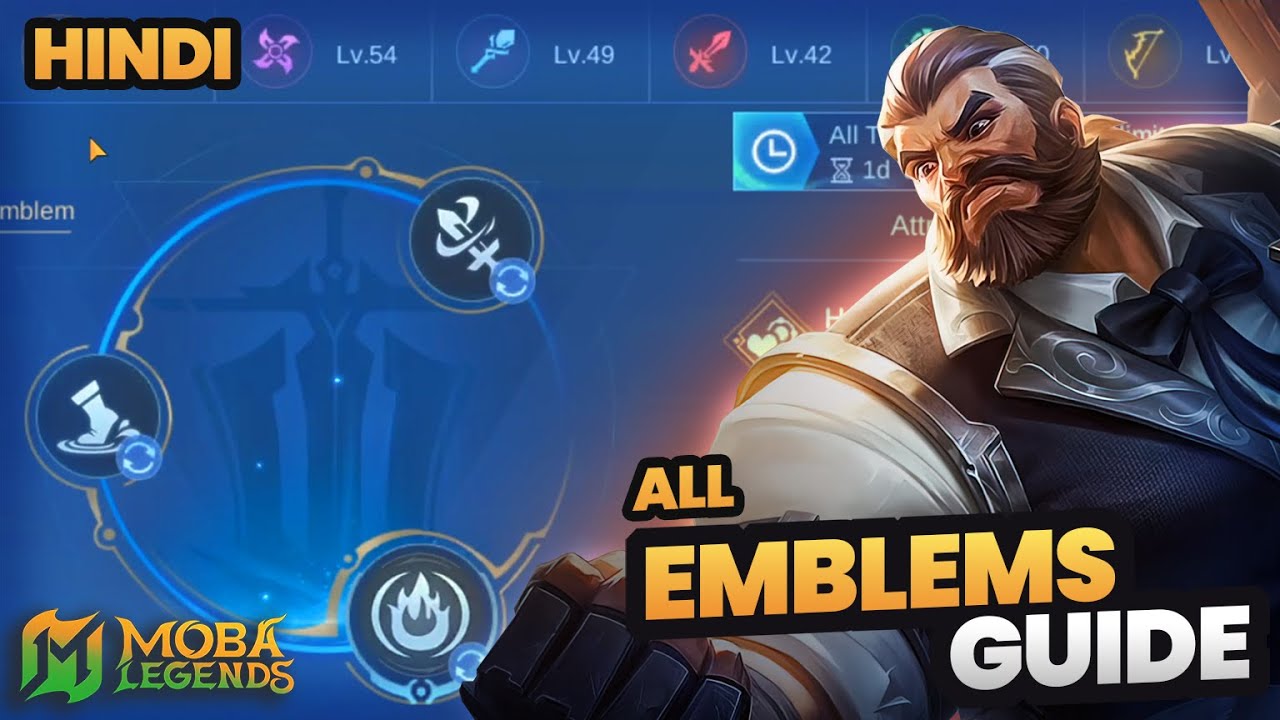 [Hindi] How to use EMBLEMS in MOBA LEGENDS (MLBB)